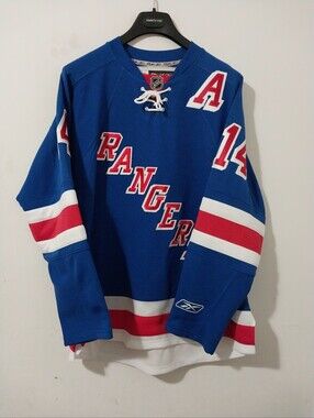Reebok Premier Ny Rangers Brendan Shanahan Alt. Capt. Home Jersey Size Large